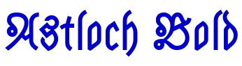 Astloch Bold लिपि